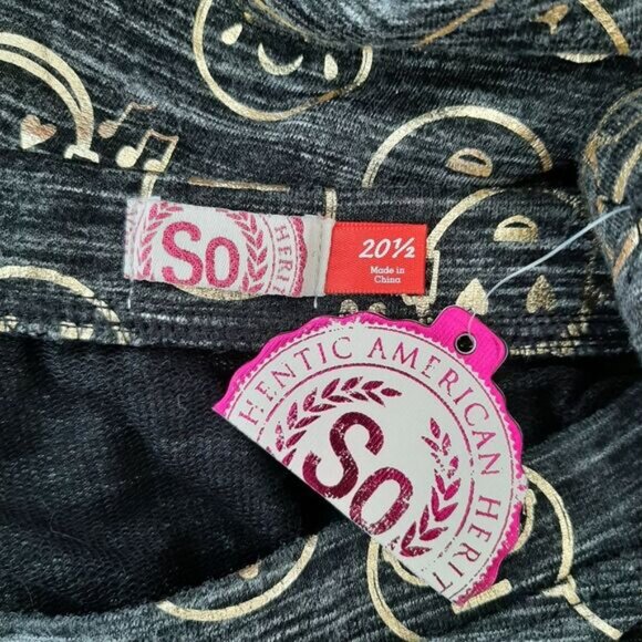 AUTHENTIC AMERICAN HERITAGE \ 2X Terry Circle Mini Skirt Blue & Black Sz 20 - Picture 14 of 15